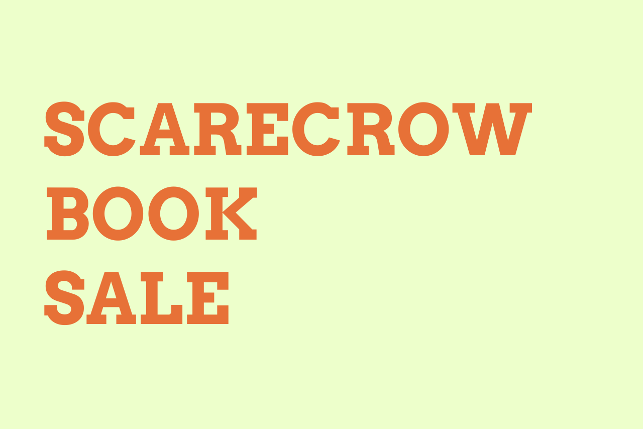 scarecrow book sale