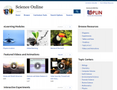 Science Online Screenshot