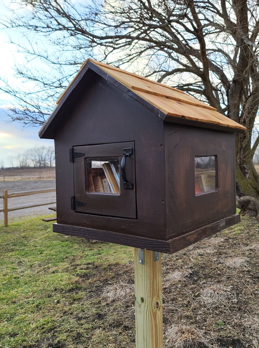 Little Free Library at the Shaw Wetlands